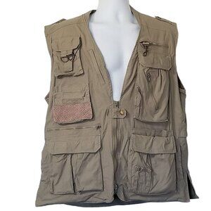 Camp Co. XL Concealed Tactical Safari Explorer Fishing Hunting Camping Vest